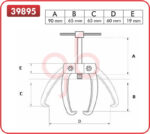 Mini Extrator com 2 Garras  - GB39895 - Imagem 2